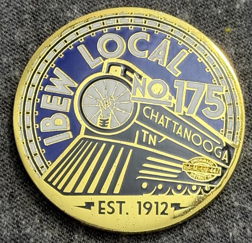 Ibew local 175 challenge coin - ibew,