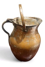  Antica Brocca Rame E Ottone