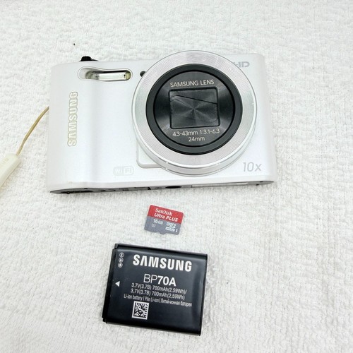 Samsung wb30f white 2mp - white, 3"