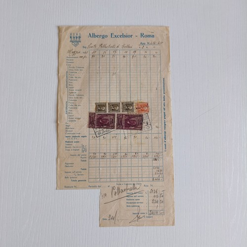 1941 albergo excelsior roma - 1941,