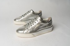 Sneakers HOGAN Rebel H320 da donna in pelle metallizzata EU 37,5 / US 7,5