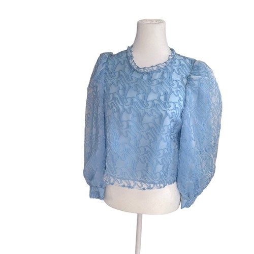 Blusa donna blu bambino zara - donna,