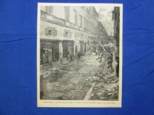The riots of Rome in 1889