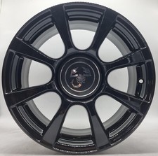 4 cerchi lega fiat 500 abarth r16 nero lucido lt005136
