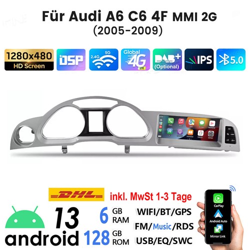 Autoradio carplay 128g - 6+128g, per
