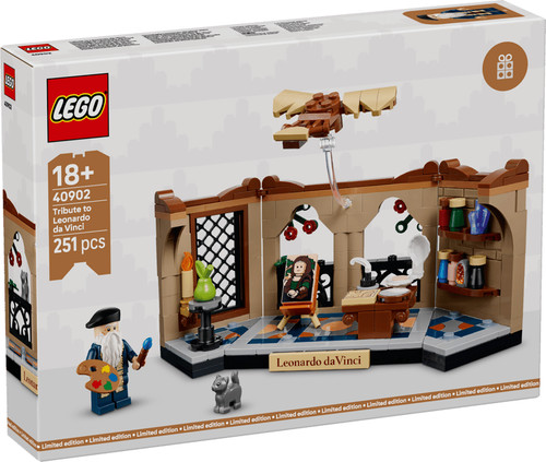 Lego 40902 tributo leonardo - lego,