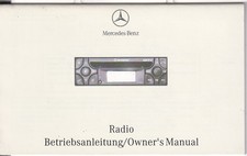MERCEDES RADIO Manuale Uso e