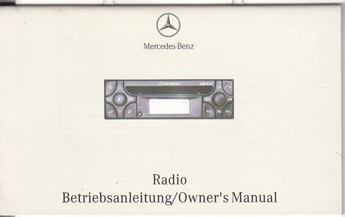 Mercedes radio manuale uso - radio,