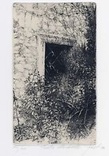 LIVIO CESCHIN " FINESTRA ABBANDONATA - 1994-98 "Acquaforte . FIGURATIVO- GRAFICA