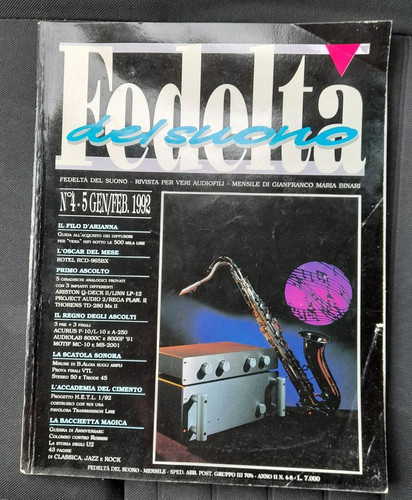 Fedeltà del suono rivista - fedeltÀ,