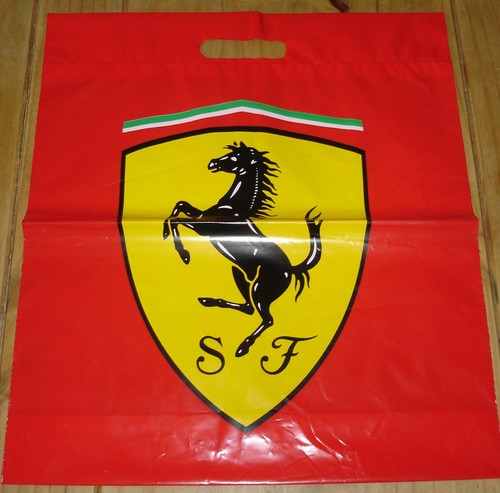 Sacchetto plastica ferrari - plastica,