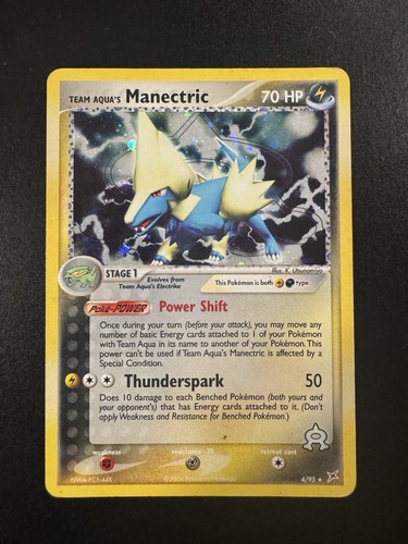 Team aqua manectric holo - aqua’s,