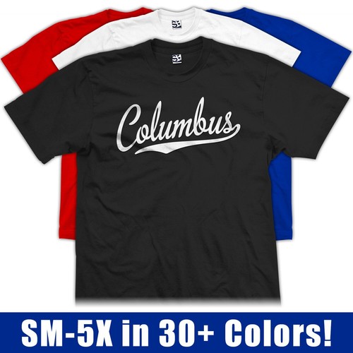 Shirt columbus script - t-shirt,