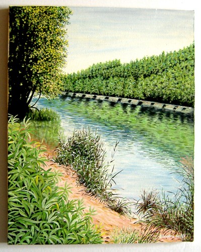 045 quadro dipinto olio - quadro,