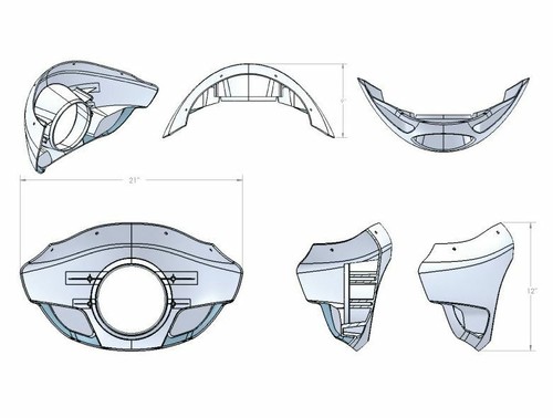 Fairing burly cupolino - fairing,