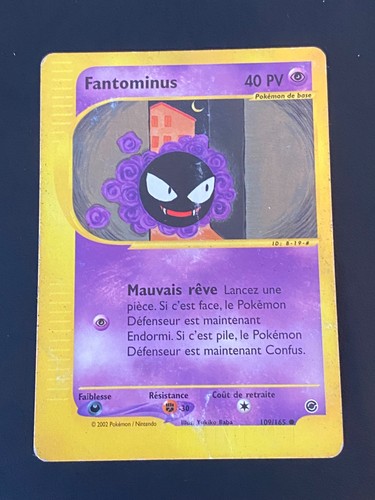 Carte pokemon fantominus - carte,