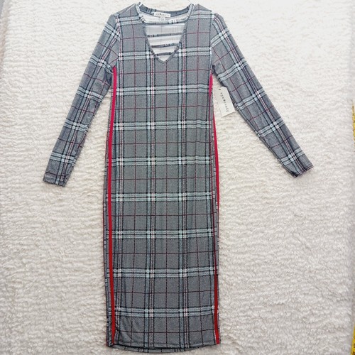 Abito bodycon plaid - abito,