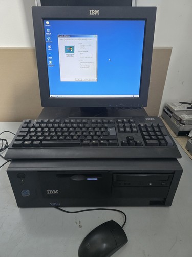 Vintage retro completo ibm - pc,