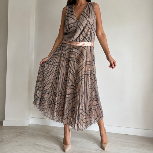 Nenette abito plissé elegante