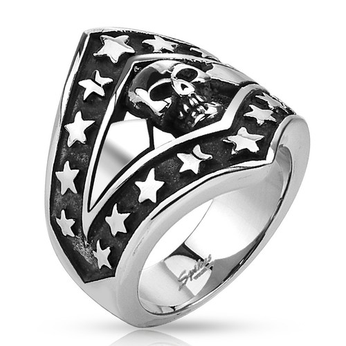 Anello chevaliere uomo acciaio - chevaliere,