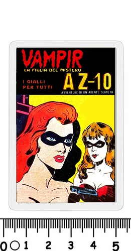 Calamita fumetto nero sexy - calamita,