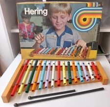 XILOFONO HERING zXTS 15 - GIOCATTOLO VINTAGE  - HERING XILOPHONE 15 NOTES 