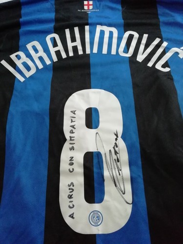 Maglia ibrahimovic autografata - maglia,