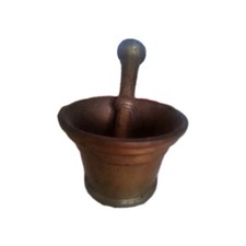 Mortaio Ottone Vintage Pesta