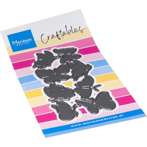 Fustelle metalliche farfalle - metalliche,