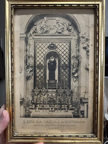 Raro antico quadro santa rita - antico,