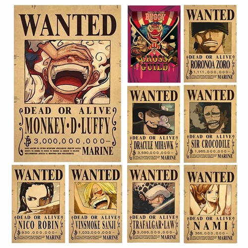 One piece poster taglie - one,