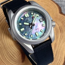 Orologio Uomo Nero MOP Shell
