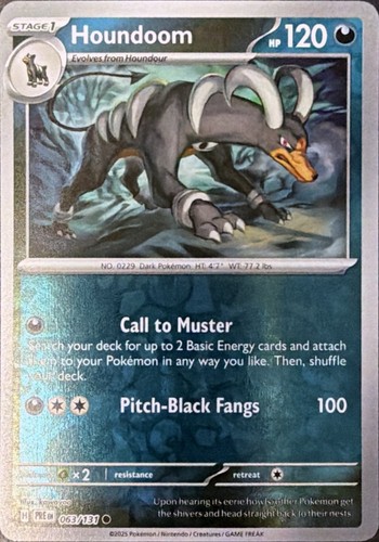 Houndoom 063 131 - houndoom, sv