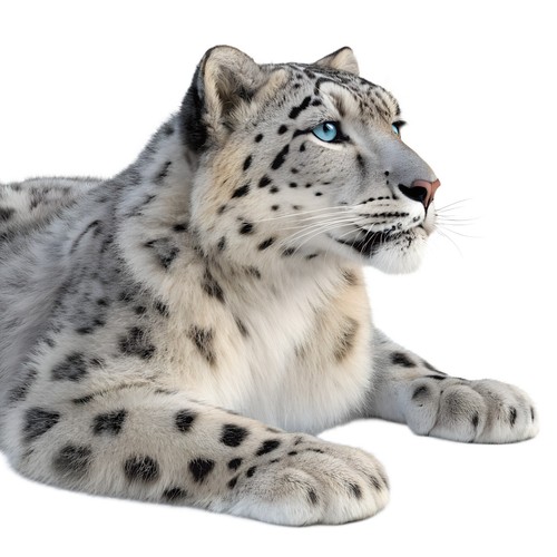 Adesivi leopardo delle nevi - delle,