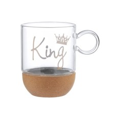KASANOVA Mug King in vetro