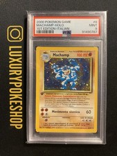Pokemon Machamp 8/102 Holo Set Base Prima Edizione ITA PSA 9 MINT 2000 Wizard