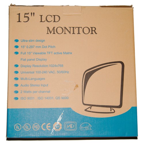 Monitor lcd 1024x768 nero - lcd,