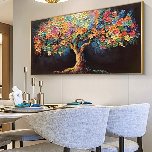 Quadro olio tela fiori - tela,