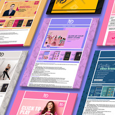 Modello di asta per design e