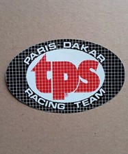 Adesivo TPS Paris Dakar Racing Team. Anni '80. Original Sticker. Recuperato