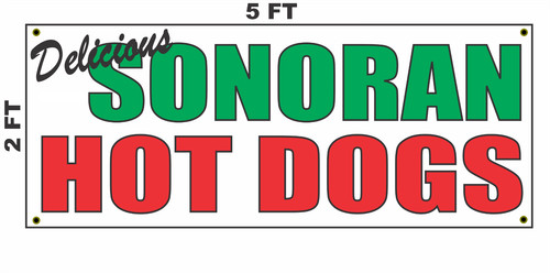 Insegna striscione sonoran hot - insegna,