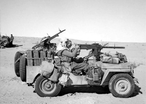 Jeep british sas - sas, desert