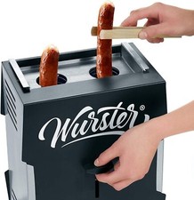 Severin Salsiccia Griglia per Salsicce Senza Grassi Salsiccia Hot Dog Maker Acciaio Inox