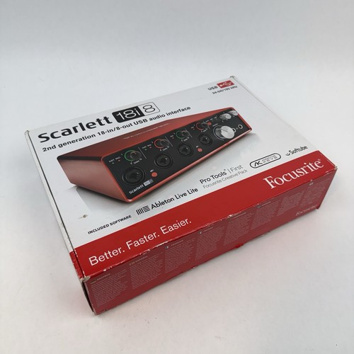 Focusrite scarlett 18i8 - scarlett,