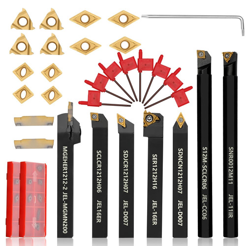 21pcs indexable lathe - indexable, turning