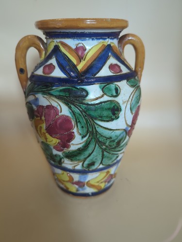 Vaso ceramica maiolica