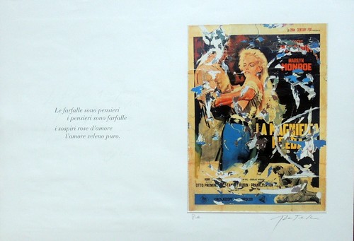 Mimmo rotella serigrafia - rotella,