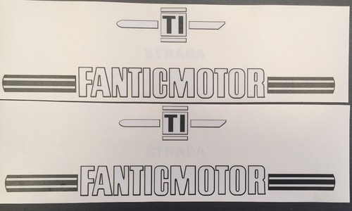 Fantic motor strada adesivi - strada,