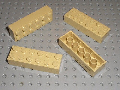 Brique beige lego - beige, tan