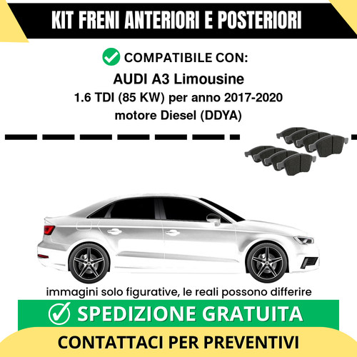 Pastiglie freno ant post - pastiglie,
